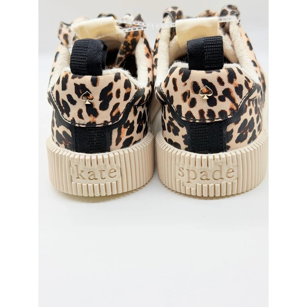 NWT Kate Spade Leopard Print Cort/Casual Sneakers 9B